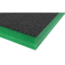 Sealey SF50G 1200 x 550 x 50mm Easy Peel Shadow Foam Green/Black