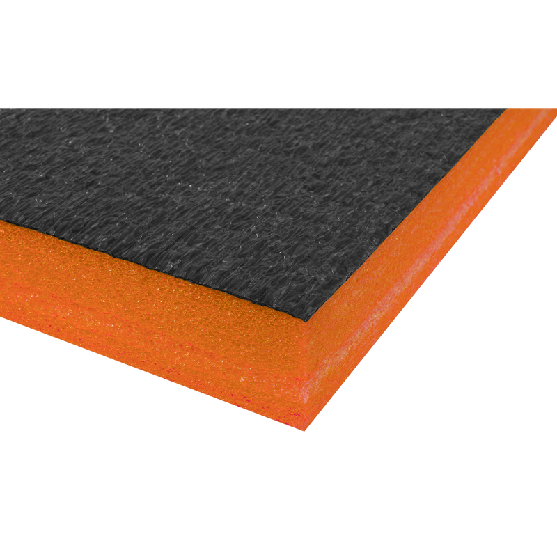 Sealey SF50OR 1200 x 550 x 50mm Easy Peel Shadow Foam Orange/Black