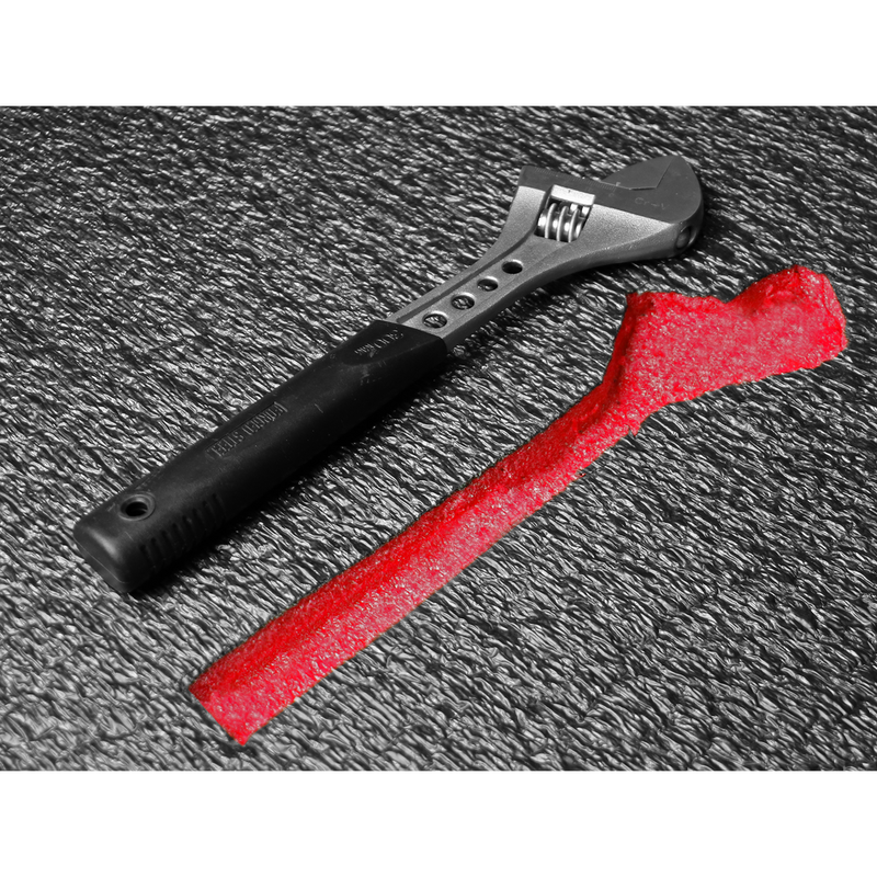Sealey SF30R 1200 x 550 x 30mm Easy Peel Shadow Foam Red/Black