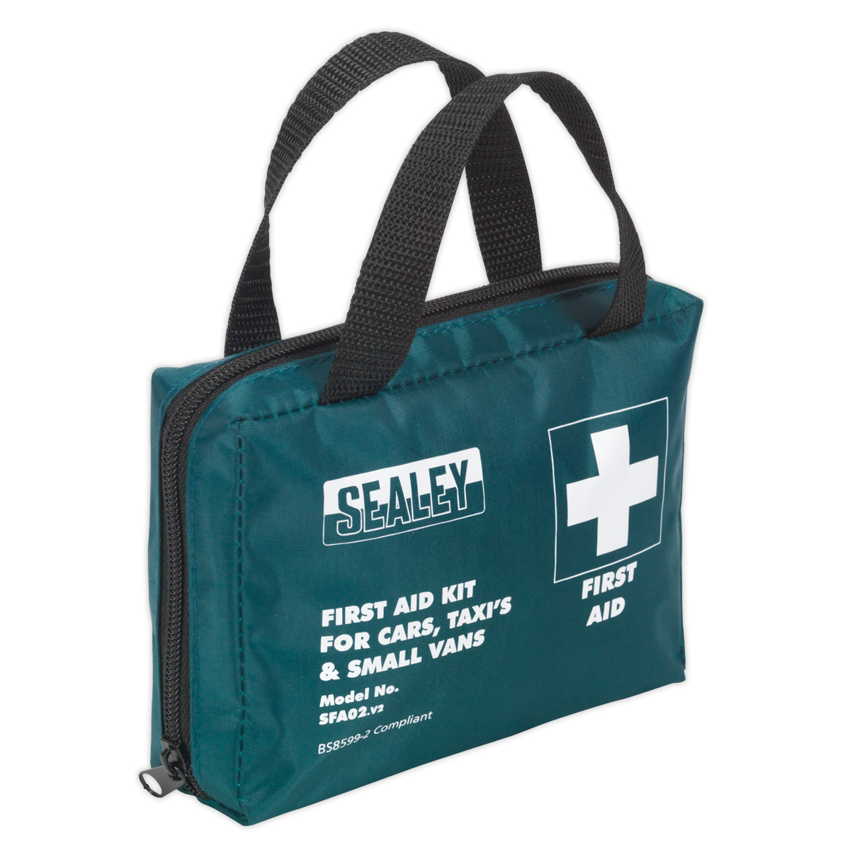 Sealey SFA02 Medium First Aid Kit for Cars, Taxi's & Small Vans - BS 8599-2 Compliant
