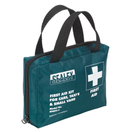 Sealey SFA02 Medium First Aid Kit for Cars, Taxi's & Small Vans - BS 8599-2 Compliant