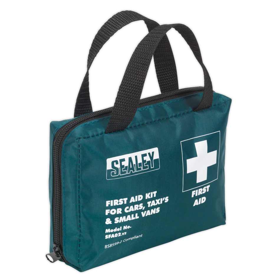 Sealey SFA02 Medium First Aid Kit for Cars, Taxi's & Small Vans - BS 8599-2 Compliant