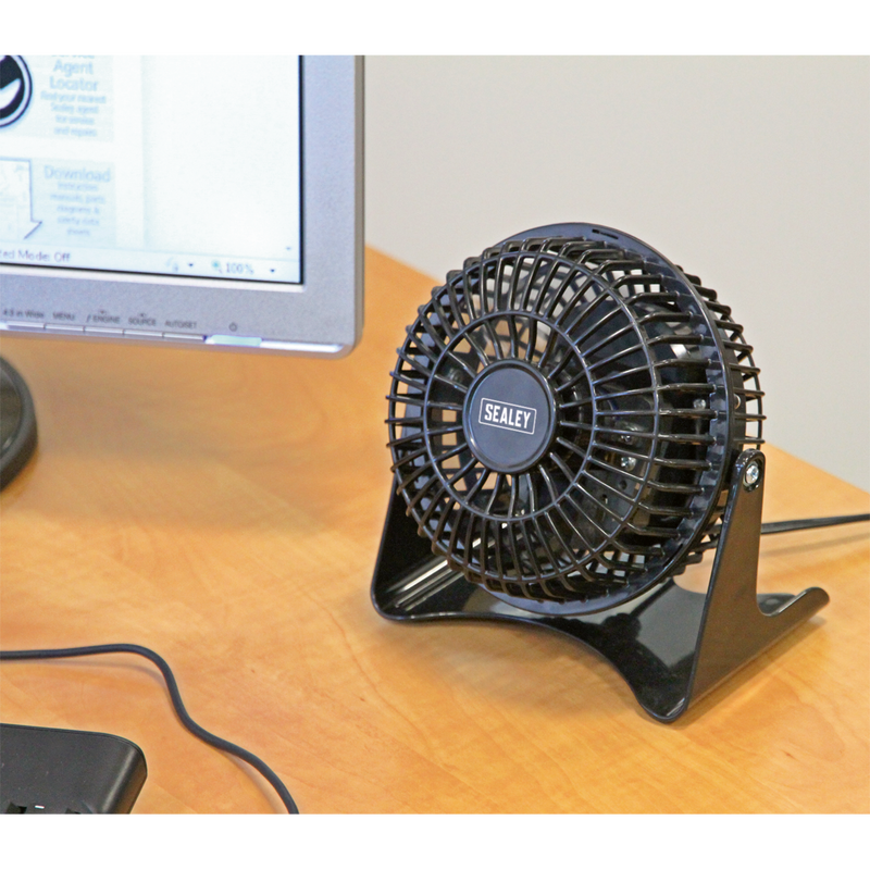 Sealey SFF04 4" Mini Desk Fan