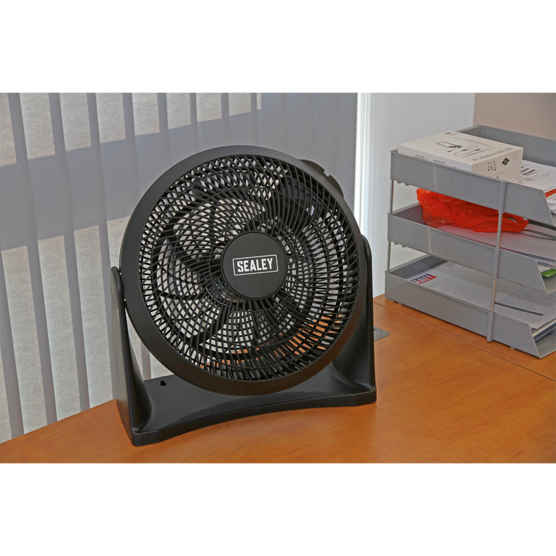 Sealey SFF12 12" 3-Speed Desk/Floor Fan