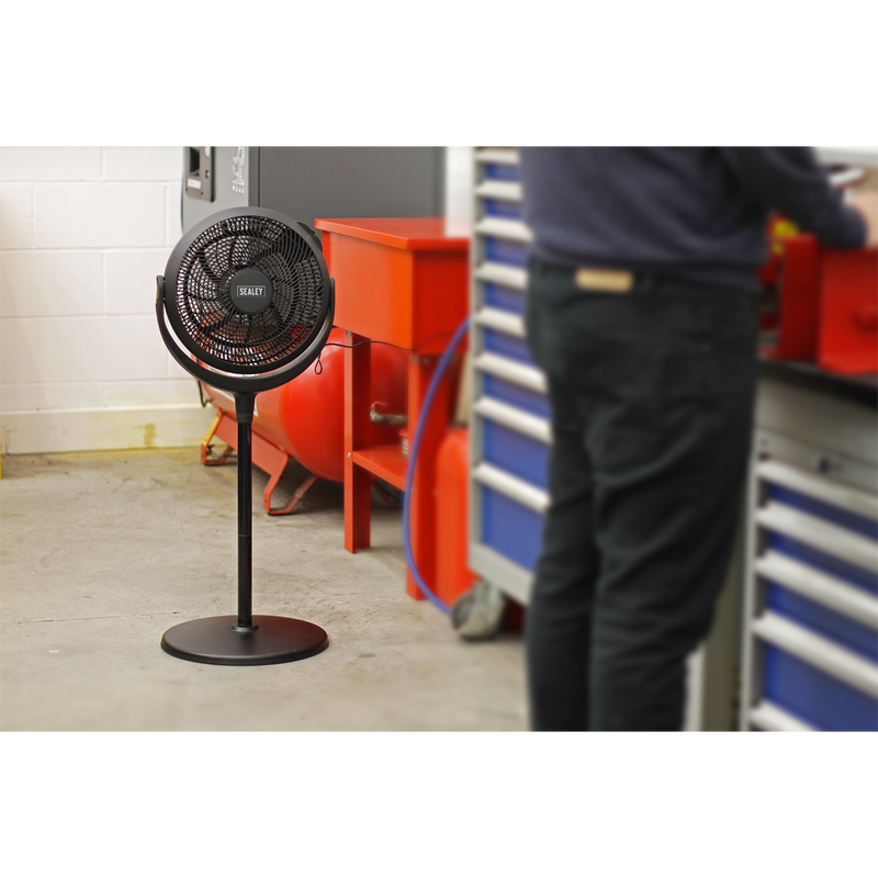 Sealey SFF12DP 12" Desk  Pedestal Fan 230V