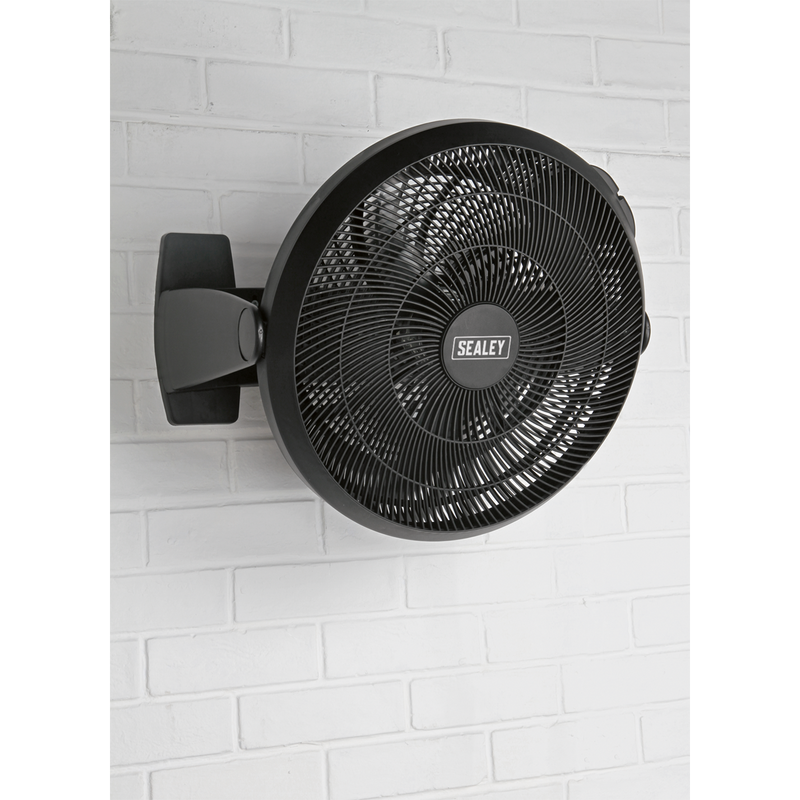 Sealey SFF16 16" 3-Speed Desk/Floor Fan 230V