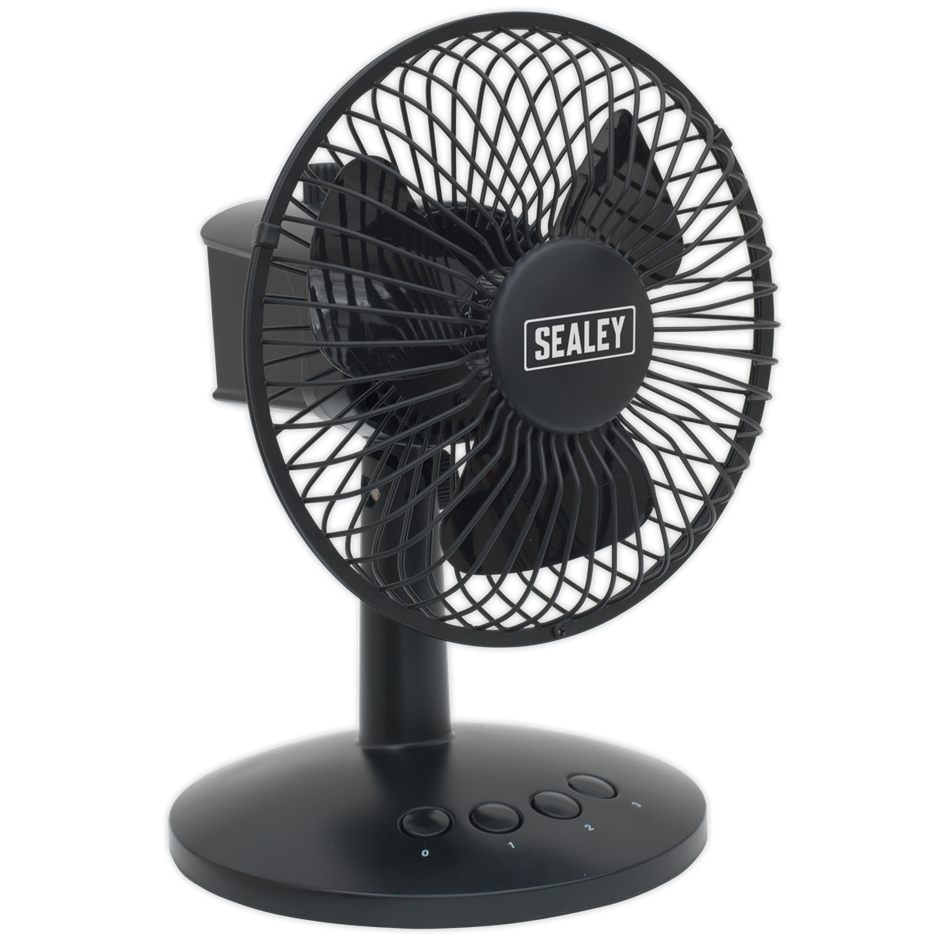Sealey SFF6USB 6" Oscillating USB Desk Fan