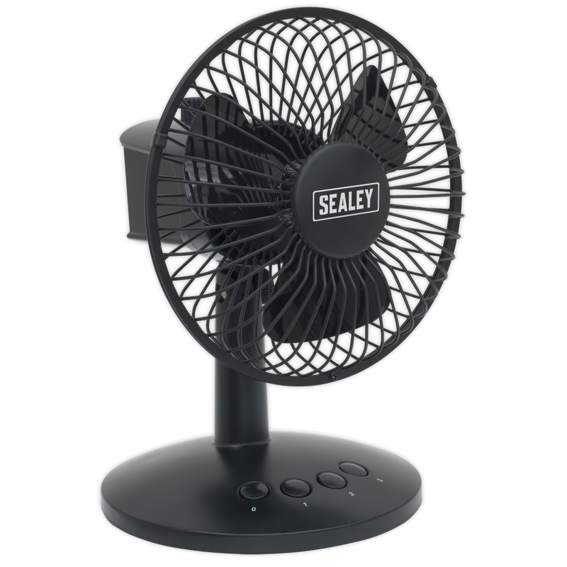 Sealey SFF6USB 6" Oscillating USB Desk Fan