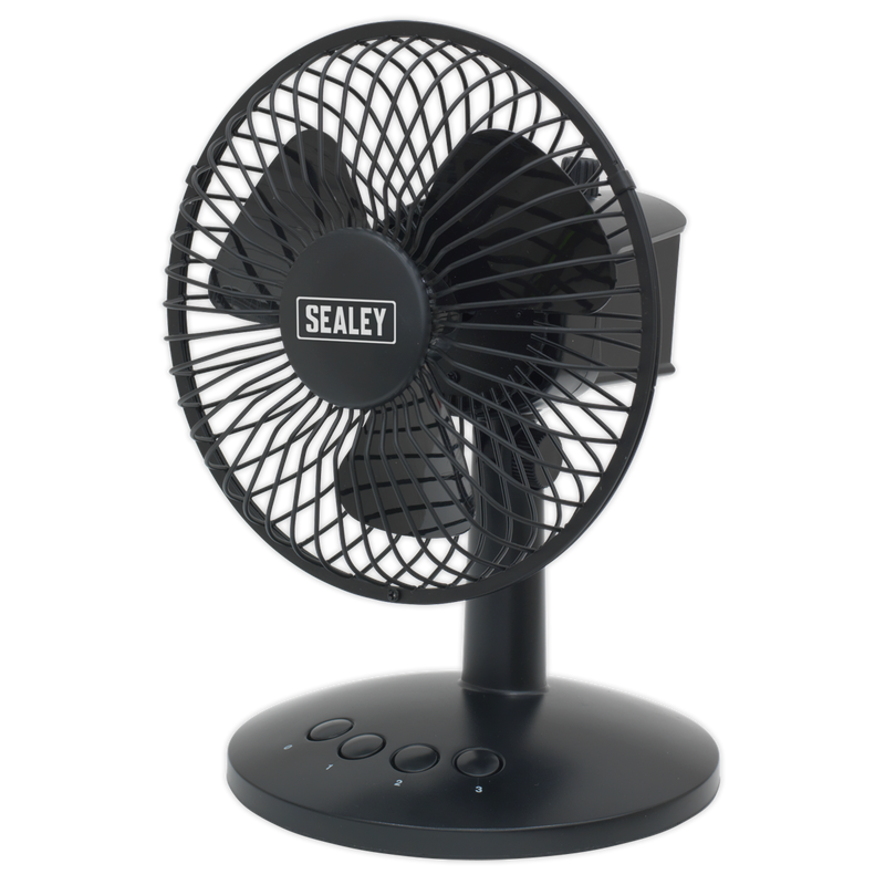 Sealey SFF6USB 6" Oscillating USB Desk Fan
