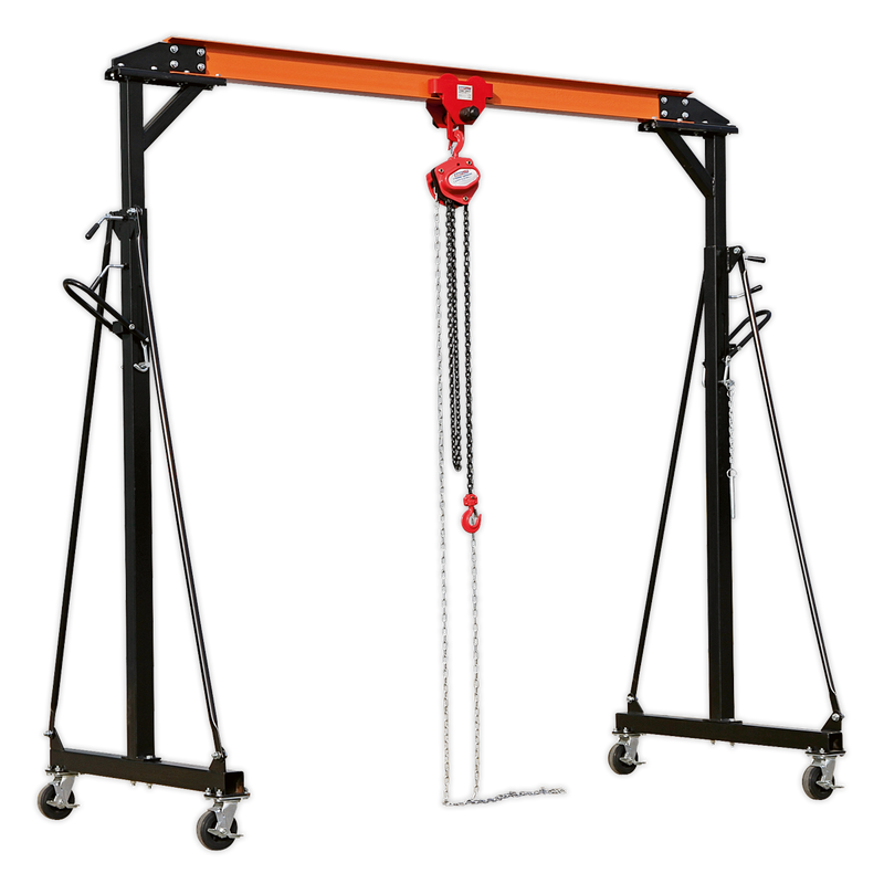 Sealey SG1000 1tonne Portable Adjustable Gantry Crane