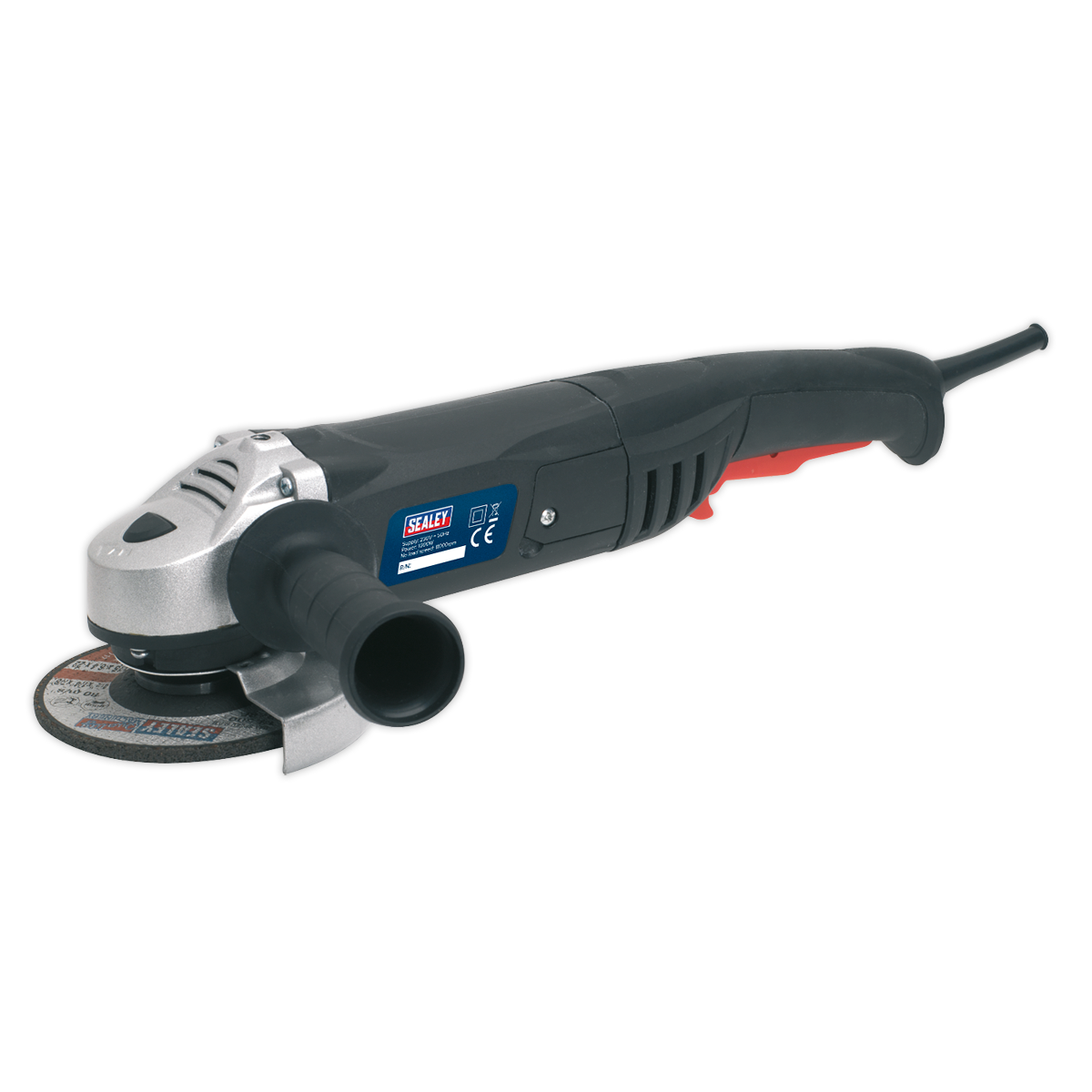 Sealey SG125EU 125mm Angle Grinder 1000W with Schuko Plug