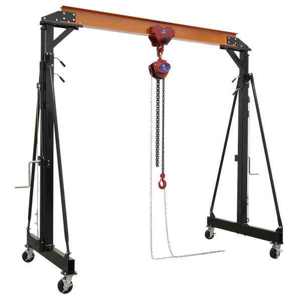 Sealey SG2000KIT Portable Gantry Crane Adjustable 2tonne Combo