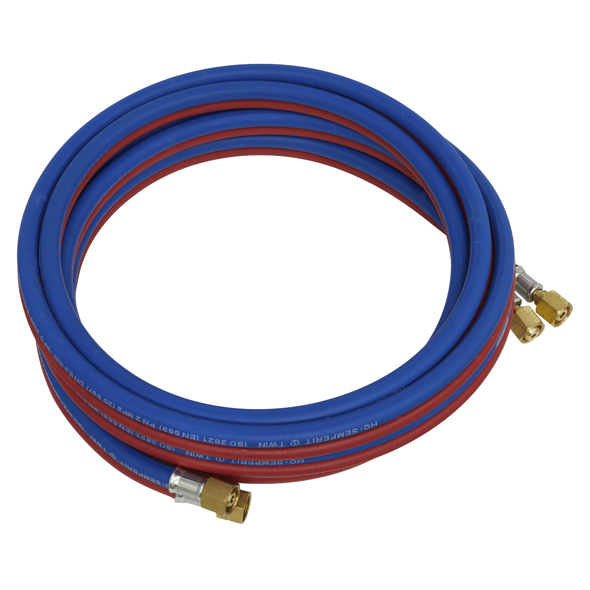 Sealey SGA5 5m Twin Rubber Oxyacetylene Hose Set