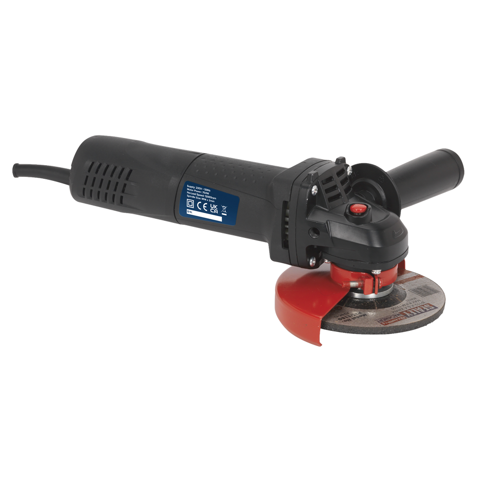 Sealey SGS115 115mm Angle Grinder 750W - Slim Body