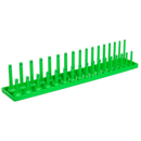 Sealey SH1217HV 1/2"Sq Drive Socket Holder 10-27mm - Hi-Vis Green