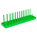 Sealey SH1414HV 1/4"Sq Drive Socket Holder 4-15mm - Hi-Vis Green