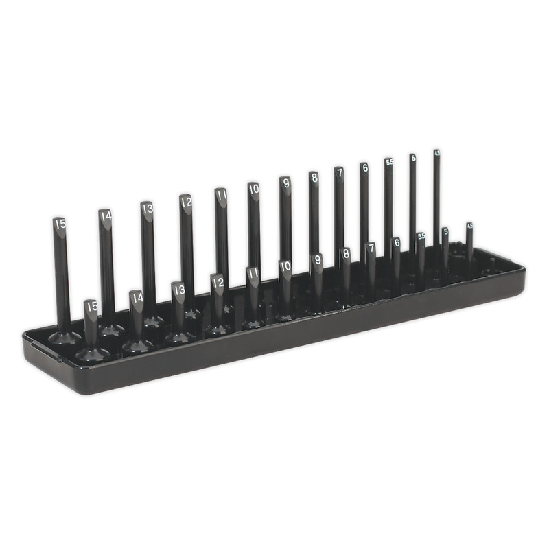 Sealey SH1414 1/4"Sq Drive Socket Holder 4-15mm