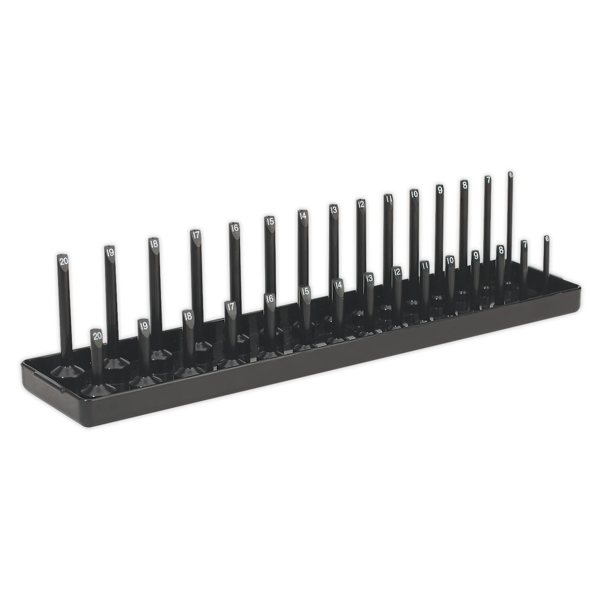 Sealey SH3815 3/8"Sq Drive Socket Holder 6-20mm