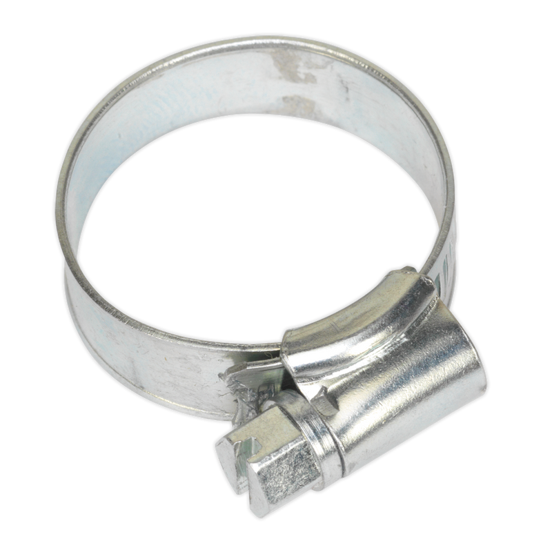 Sealey SHC1A 19-29mm Zinc Plated Hose Clip - Pack of 20