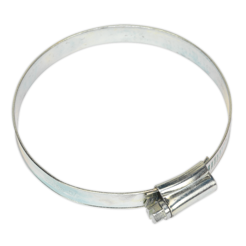 Sealey SHC4 70-89mmm Zinc Plated Hose Clip - Pack of 10