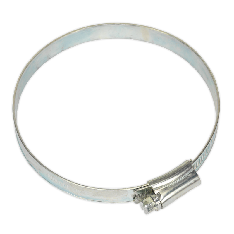 Sealey SHC4X 80-100mm Zinc Plated Hose Clip - Pack of 10