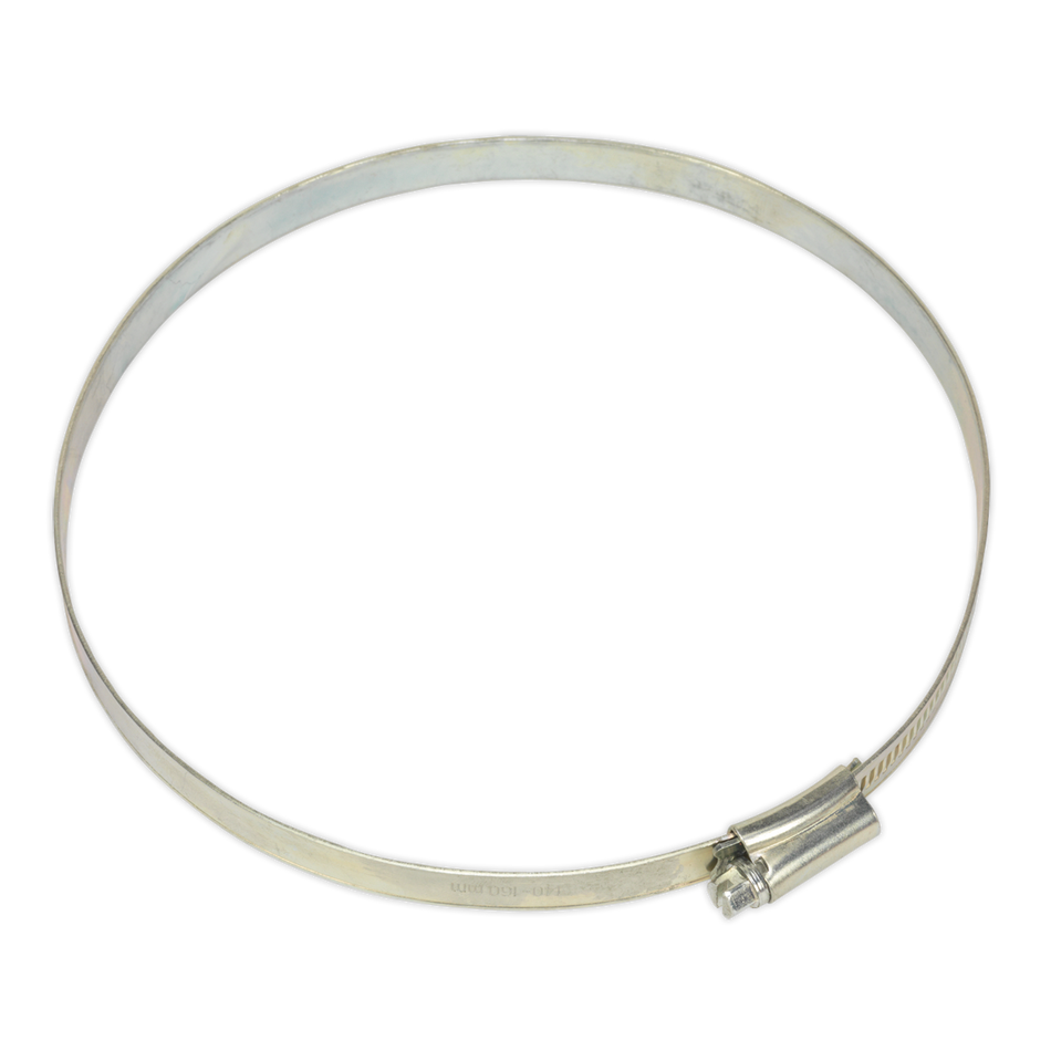 Sealey SHC7 140-160mm Zinc Plated Hose Clip - Pack of 10