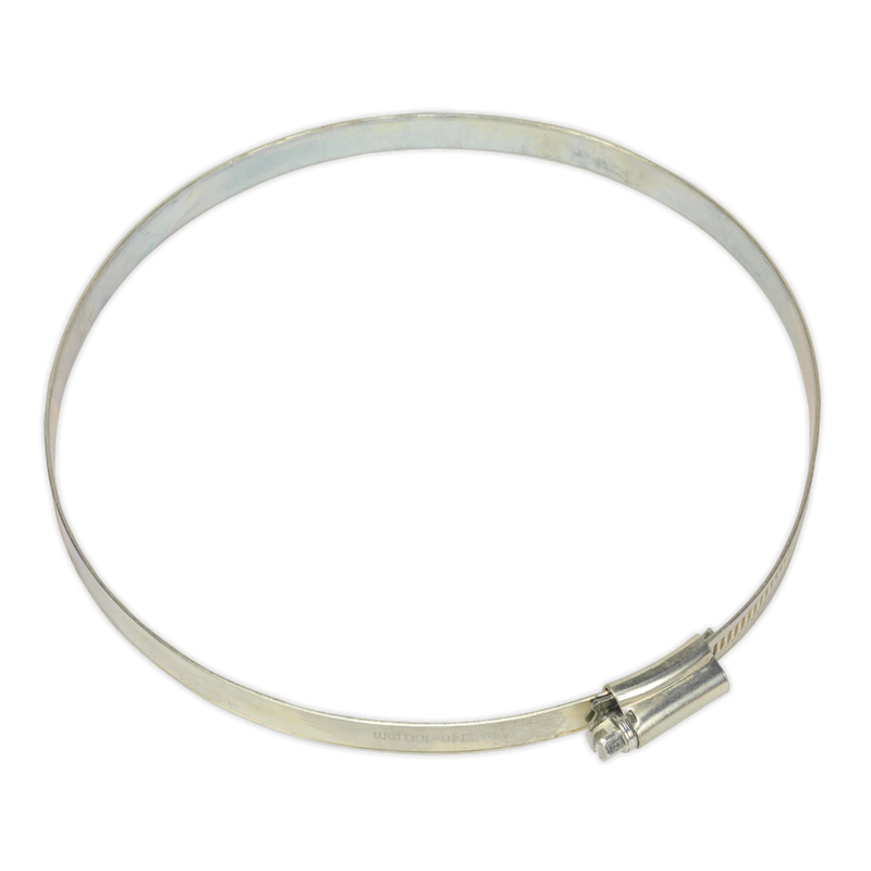 Sealey SHC7 140-160mm Zinc Plated Hose Clip - Pack of 10