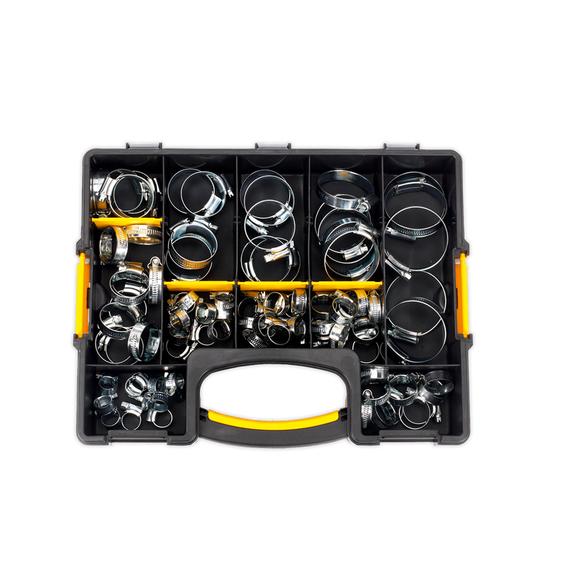 Sealey SHC85AC 85pc Hose Clip Assortment 8-57mm