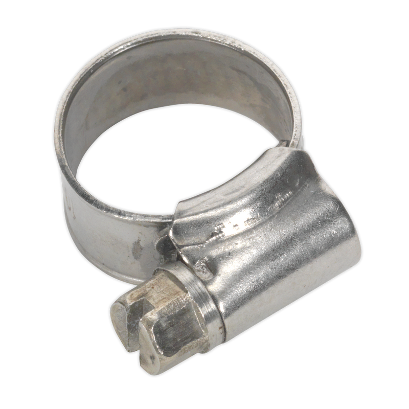 Sealey SHCSS000 10-16mm Stainless Steel Hose Clip - Pack of 10