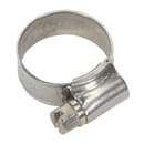 Sealey SHCSS00 16-22mm Stainless Steel Hose Clip - Pack of 10