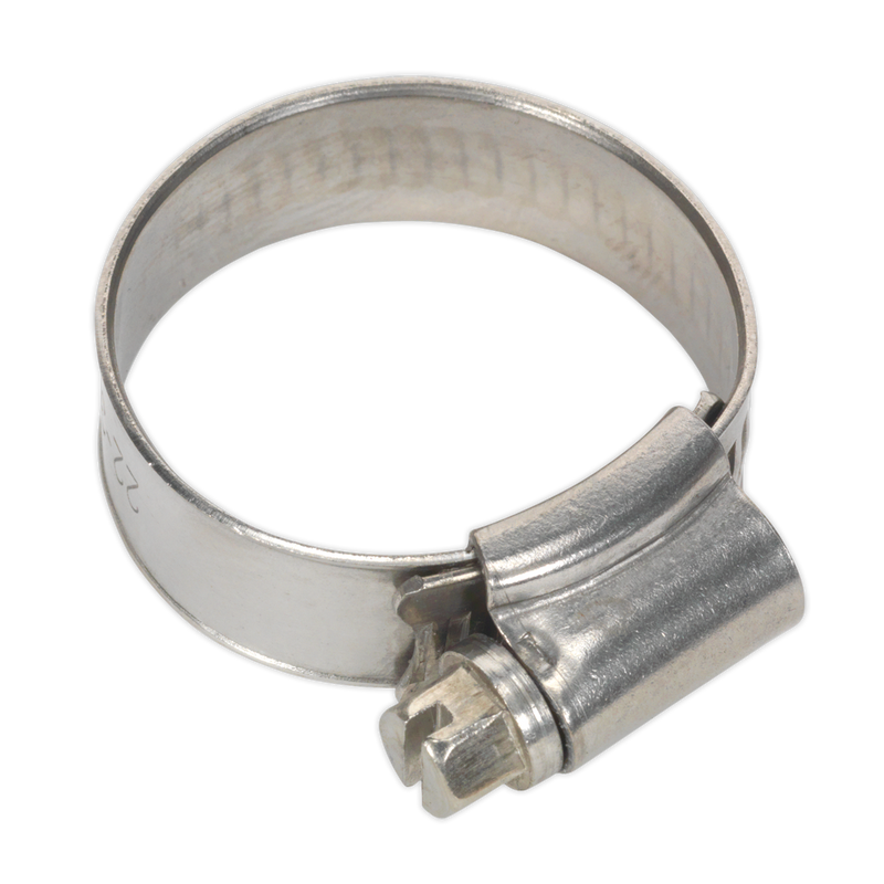 Sealey SHCSS0X 22-32mm Stainless Steel Hose Clip - Pack of 10