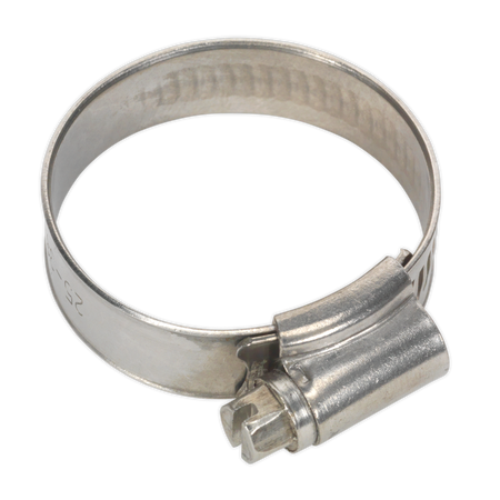 Sealey SHCSS1A 25-38mm Stainless Steel Hose Clip - Pack of 10