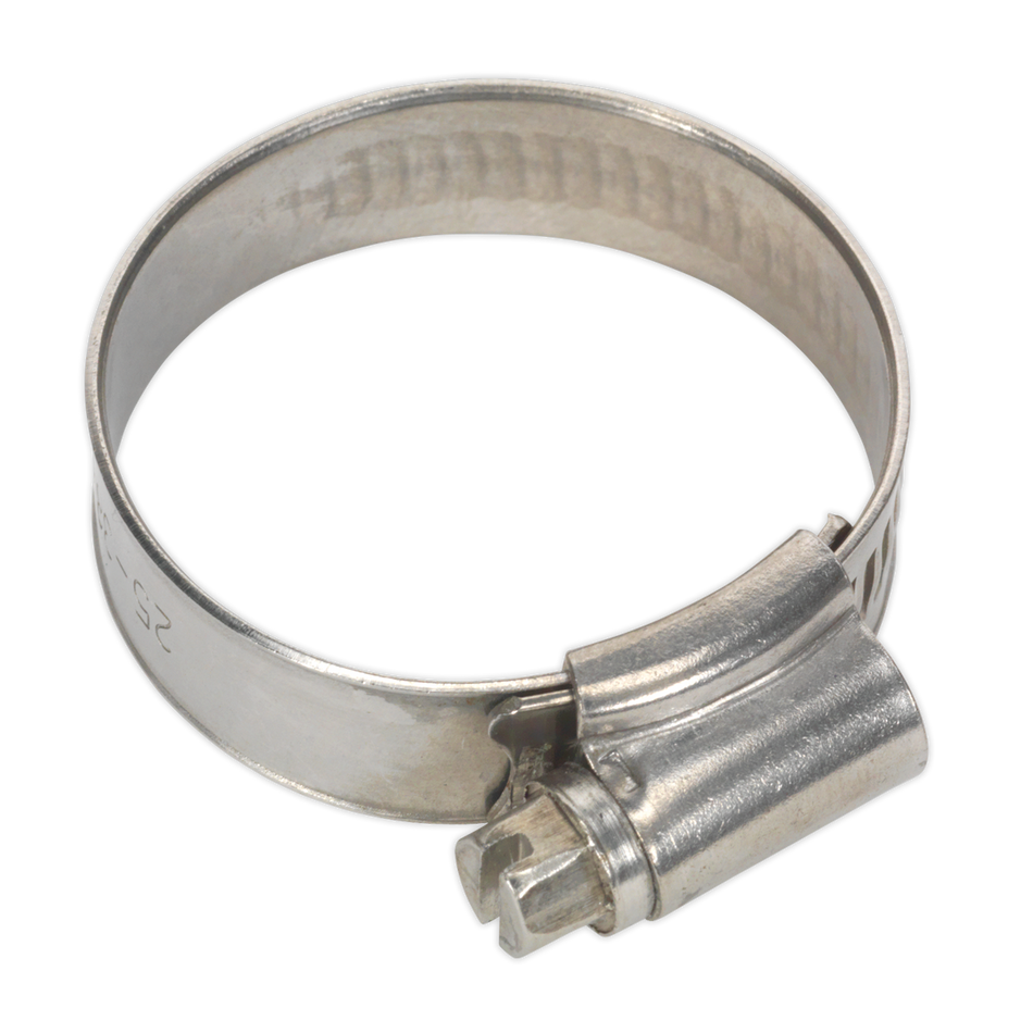 Sealey SHCSS1A 25-38mm Stainless Steel Hose Clip - Pack of 10