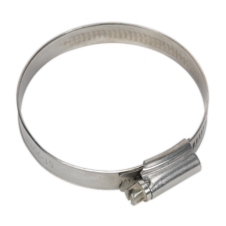 Sealey SHCSS2 51-70mm Stainless Steel Hose Clip - Pack of 10