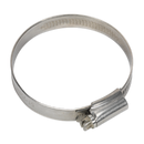 Sealey SHCSS2 51-70mm Stainless Steel Hose Clip - Pack of 10