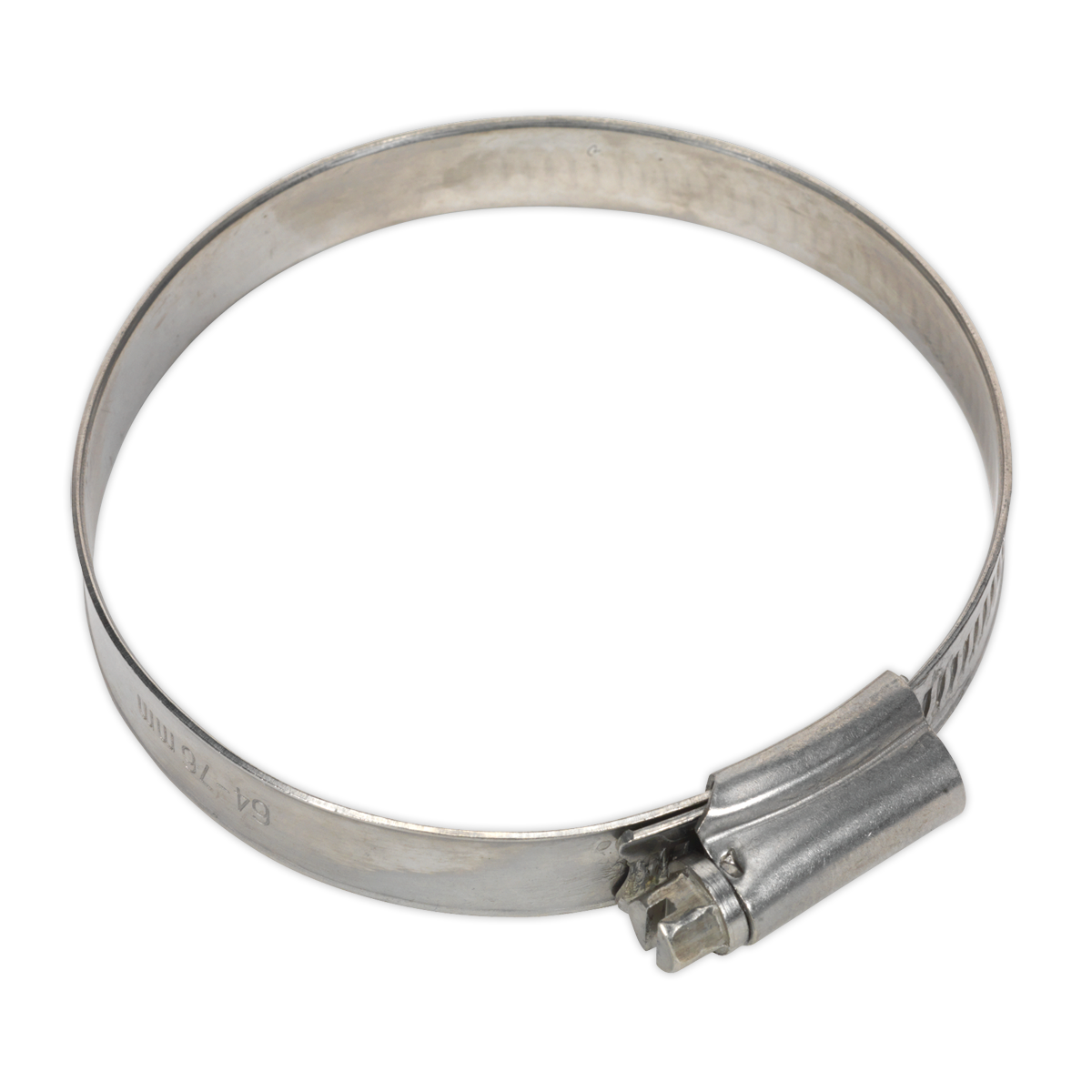 Sealey SHCSS3 64-76mm Stainless Steel Hose Clip - Pack of 10