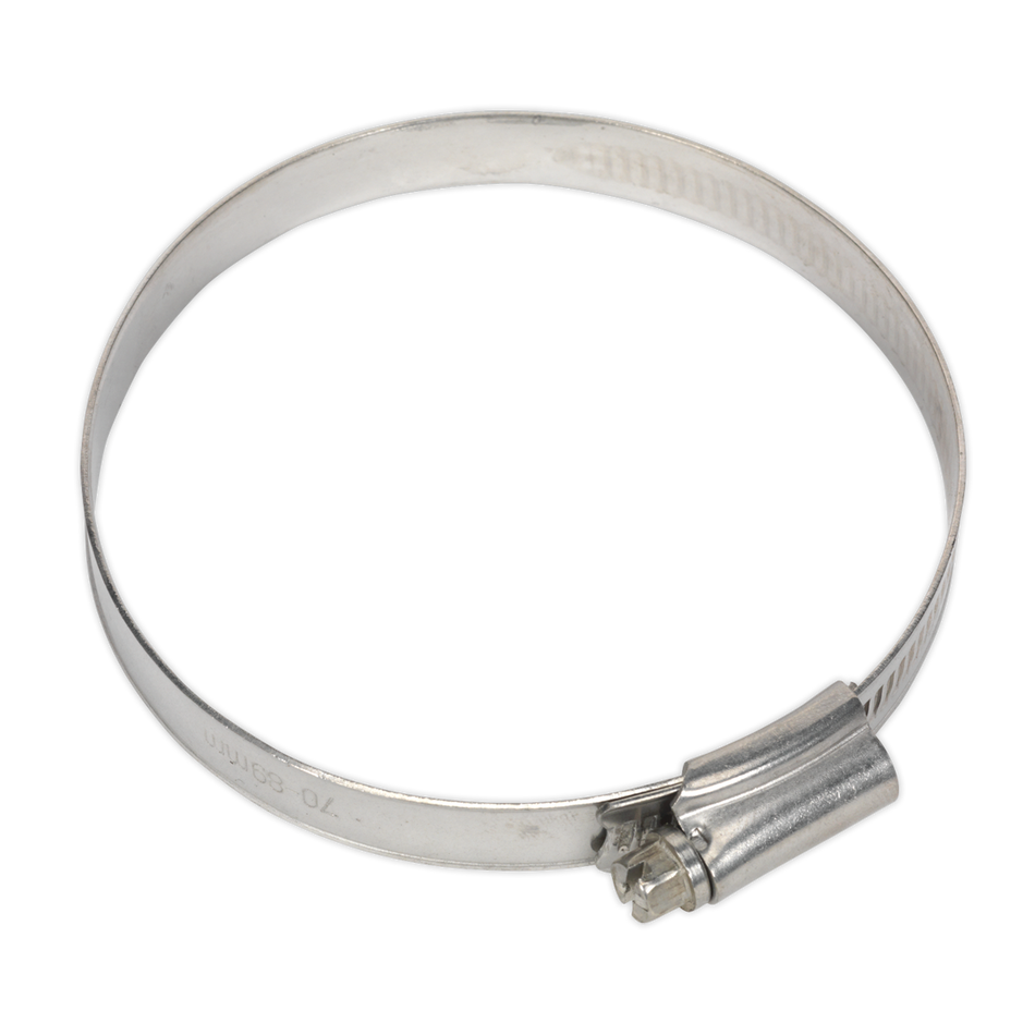 Sealey SHCSS3X 70-89mm Stainless Steel Hose Clip - Pack of 5