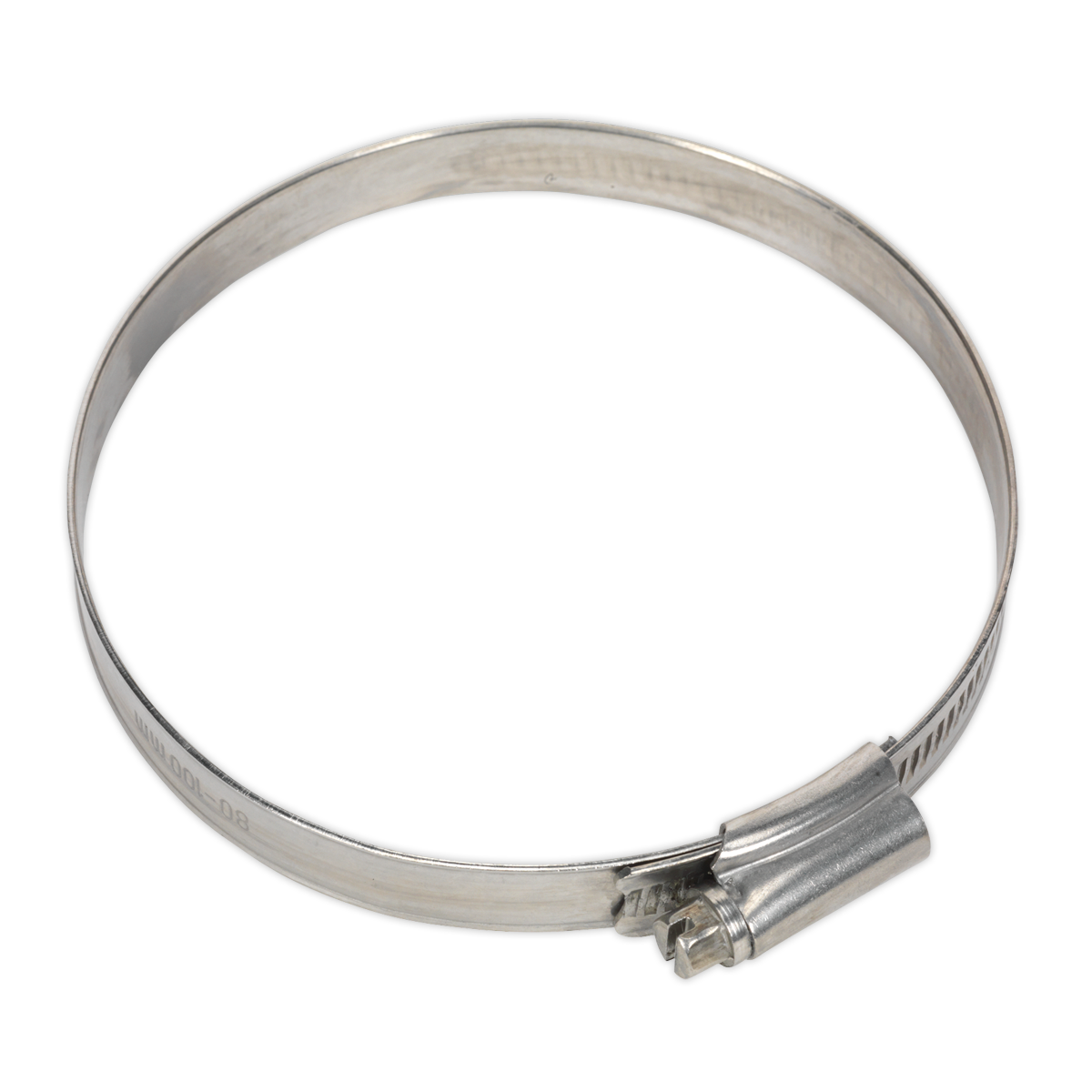 Sealey SHCSS4 80-100mm Stainless Steel Hose Clip - Pack of 5