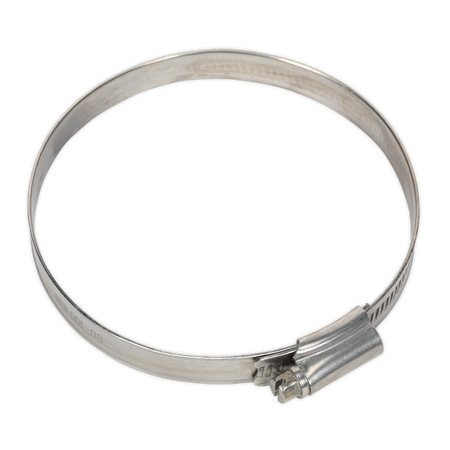 Sealey SHCSS4 80-100mm Stainless Steel Hose Clip - Pack of 5