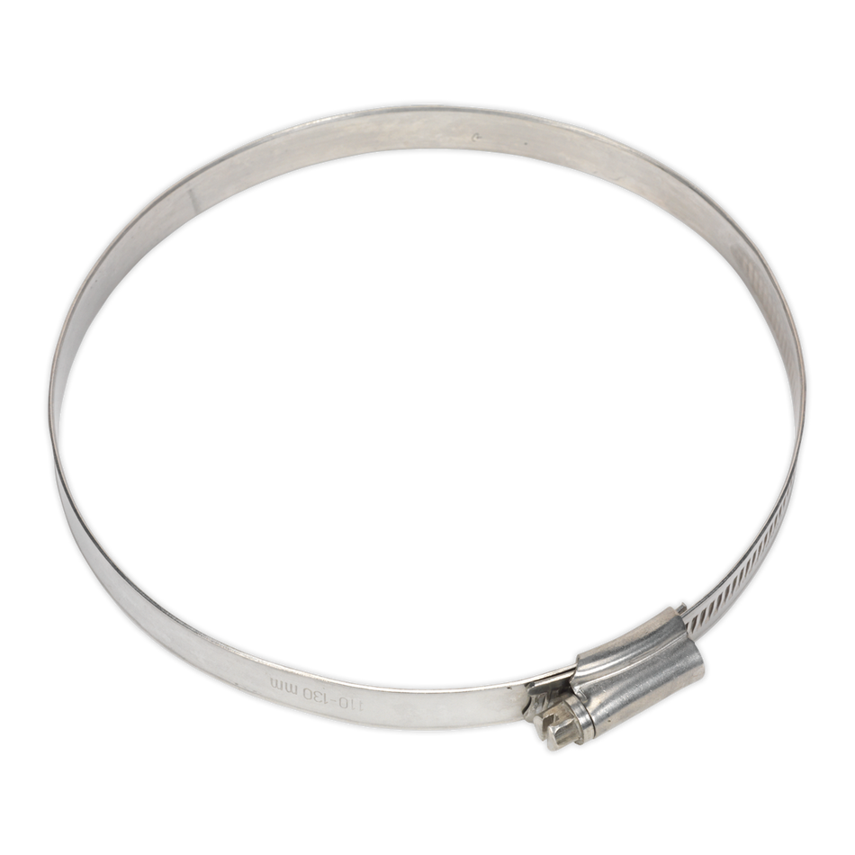 Sealey SHCSS5 110-130mm Stainless Steel Hose Clip - Pack of 5