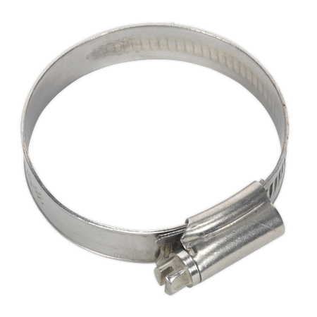 Sealey SHCSSM 38-57mm Stainless Steel Hose Clip - Pack of 10