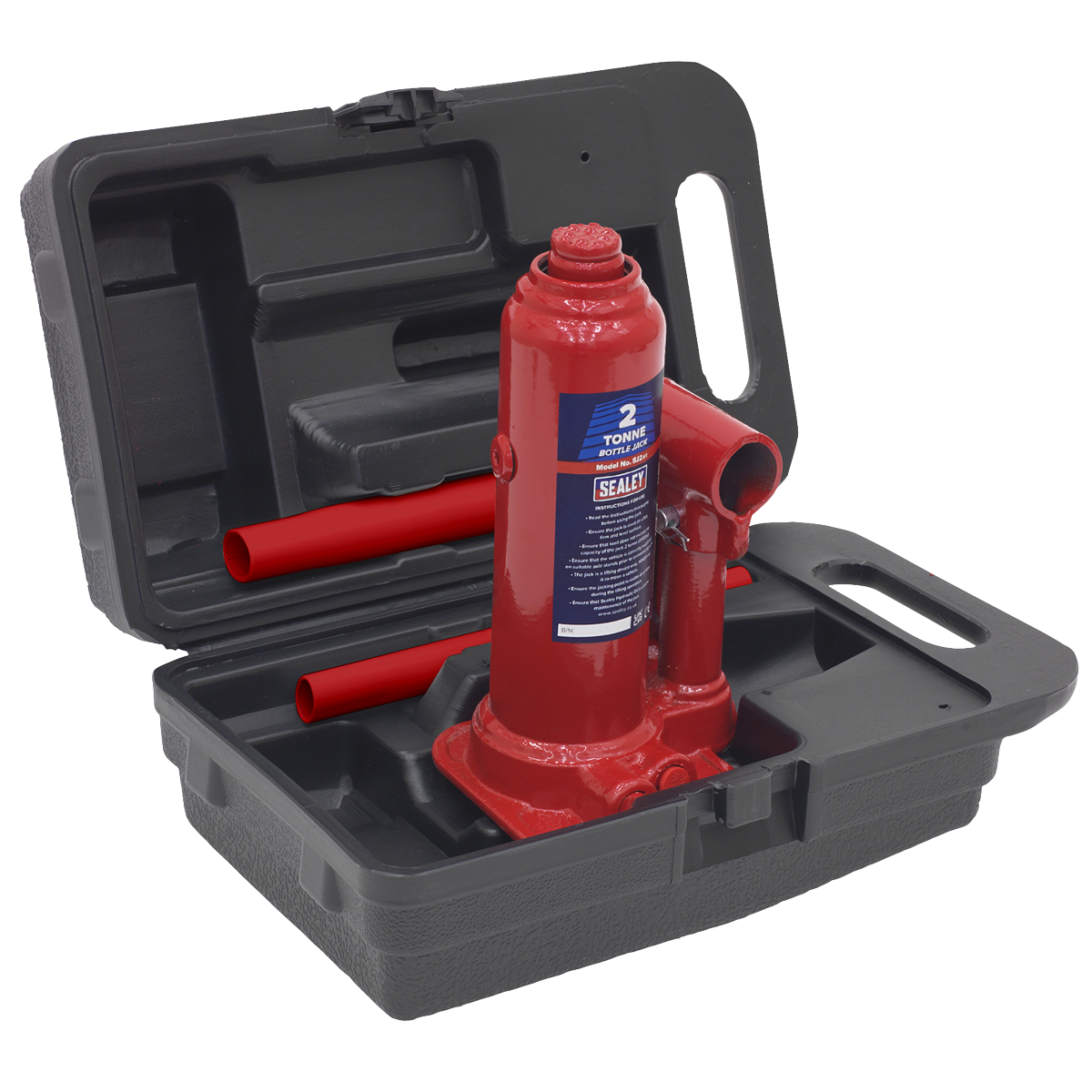 Sealey SJ2BMC 2tonne Bottle Jack with Storage Case