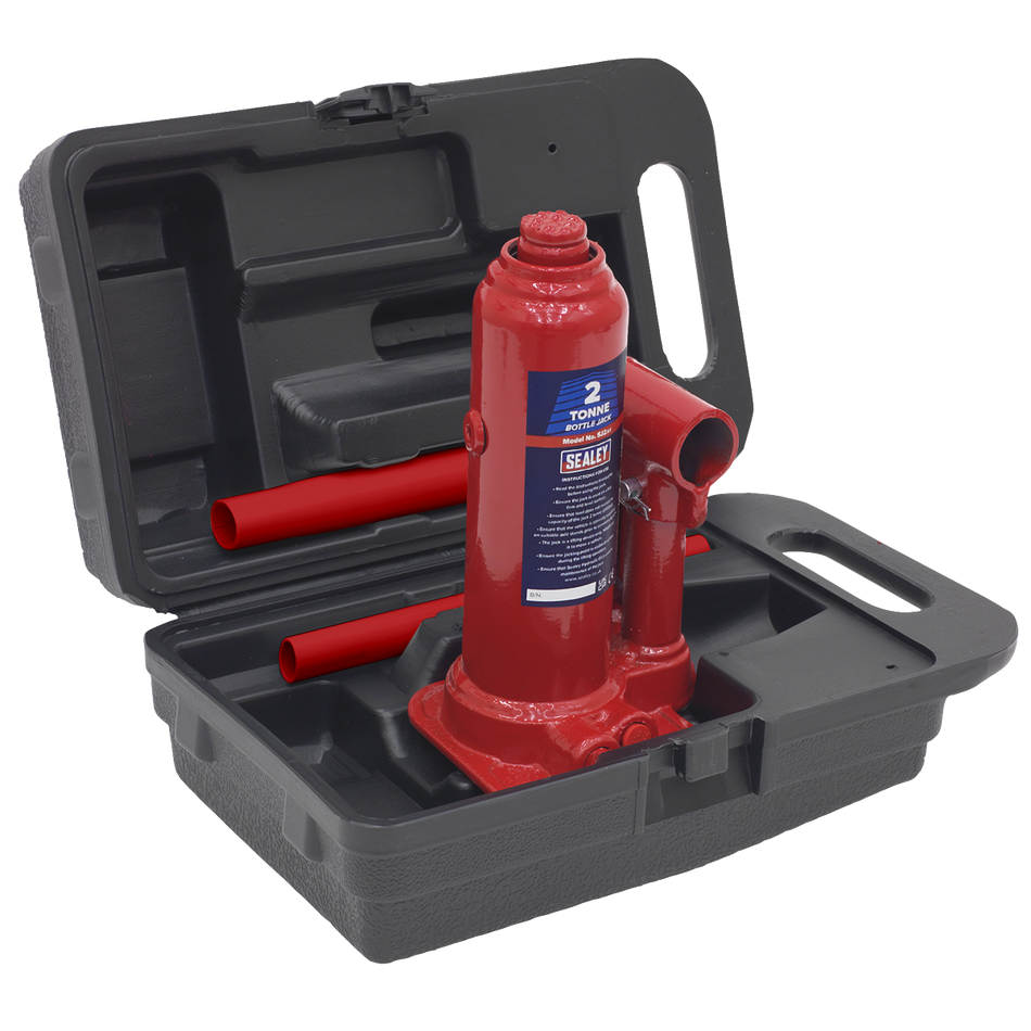Sealey SJ2BMC 2tonne Bottle Jack with Storage Case