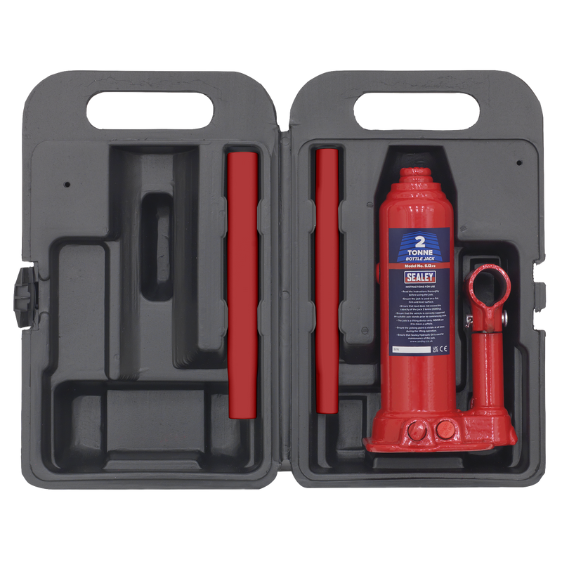 Sealey SJ2BMC 2tonne Bottle Jack with Storage Case