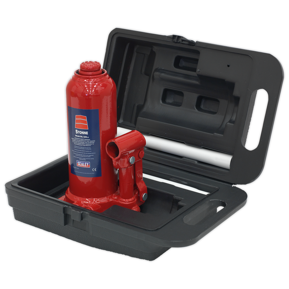 Sealey SJ5BMC 5tonne Bottle Jack with Storage Case