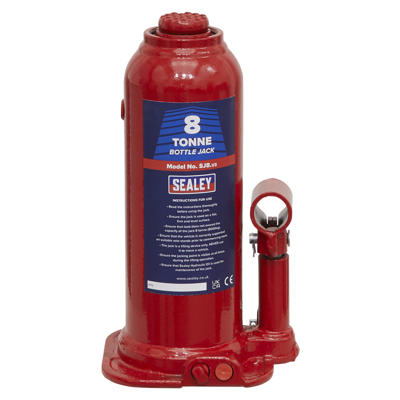 Sealey SJ8 8tonne Bottle Jack