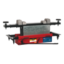 Sealey SJBEX200 2tonne Jacking Beam with 1.6m Extending Arms & Flat Roller Supports