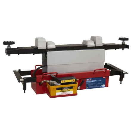Sealey SJBEX200A 2tonne Air Jacking Beam with 1.6m Extending Arms & Flat Roller Supports