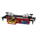 Sealey SJBEX200A 2tonne Air Jacking Beam with 1.6m Extending Arms & Flat Roller Supports
