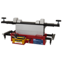 Sealey SJBEX200A 2tonne Air Jacking Beam with 1.6m Extending Arms & Flat Roller Supports
